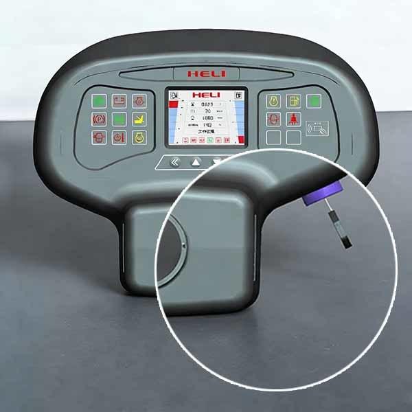 IP5X Protection Class 2.8-inch Card Swiping Forklift Color Dashboard 0