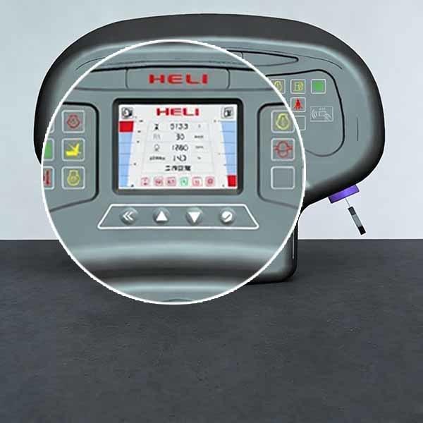IP5X Protection Class 2.8-inch Card Swiping Forklift Color Dashboard 1