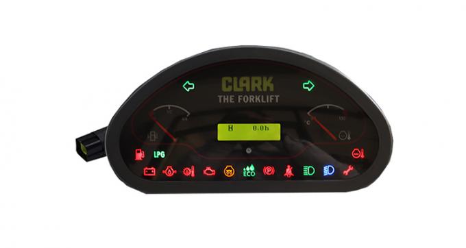 Integrated Forklift Dashboard with High-voltage Insulation Monitoring, CAN Bus Communication, and IP54 Waterproof Protection 0