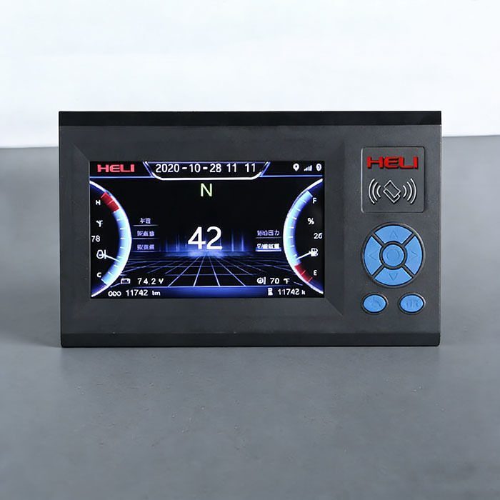 IP65 Protection Class 7-inch Forklift Color Dashboard Swipe Card