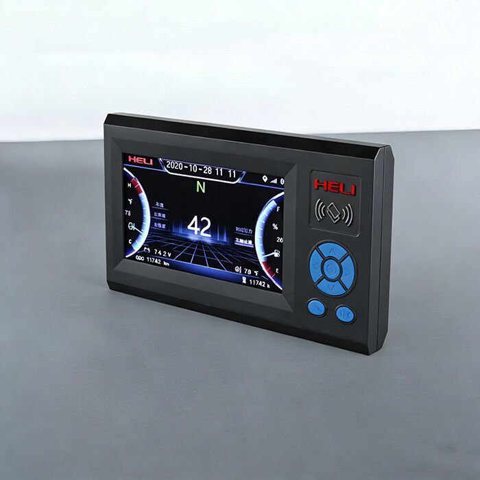 IP65 Protection Class 7-inch Forklift Color Dashboard Swipe Card