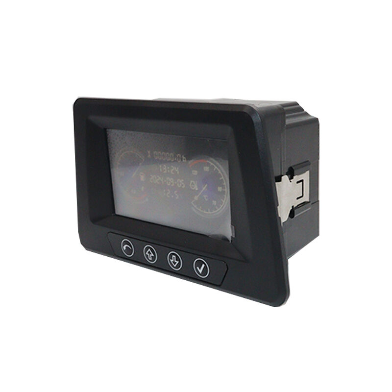 High-definition Digital Display Forklift Dashboard with CAN Communication and IP54 Waterproof for Industrial Vehicles