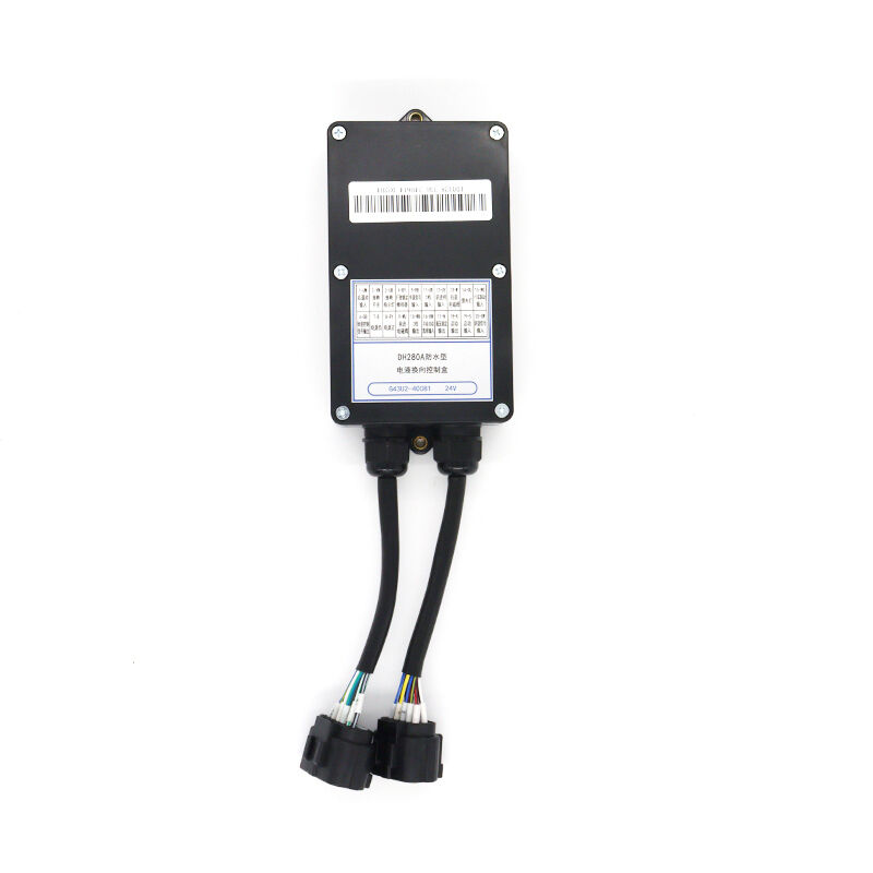 Boîte de commande électro-hydraulique IP65 pour chariot élévateur hydraulique à haute résistance à l'eau avec une large plage de tension de 9 à 32 V et une résistance aux chocs de 10 g