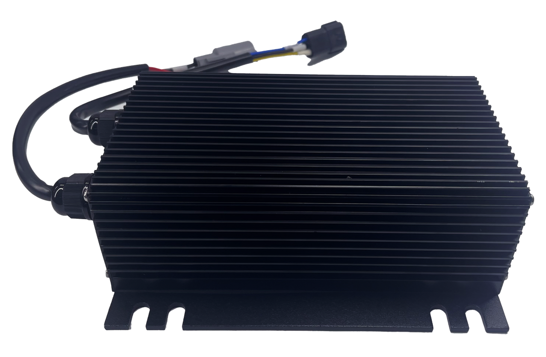 Compact Size Forklift DC DC Converter with IP65 Protection and Wide Input Voltage for Forklift Instrument System